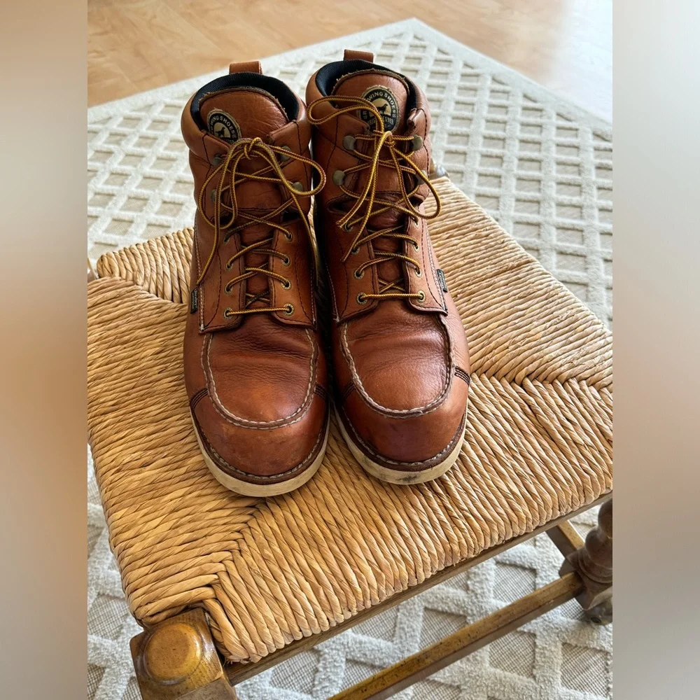 Red Wing Irish Setter Wingshooter Waterproof Brown Leather Boots Men’s Size 13 D